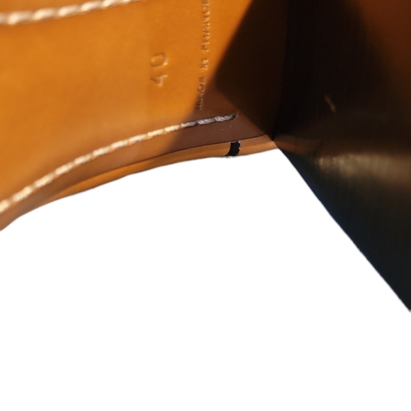 LOUIS VUITTON Caramel Veau Nagoya Shoes SZ 40 - US size 10 - Picture 6 of 7